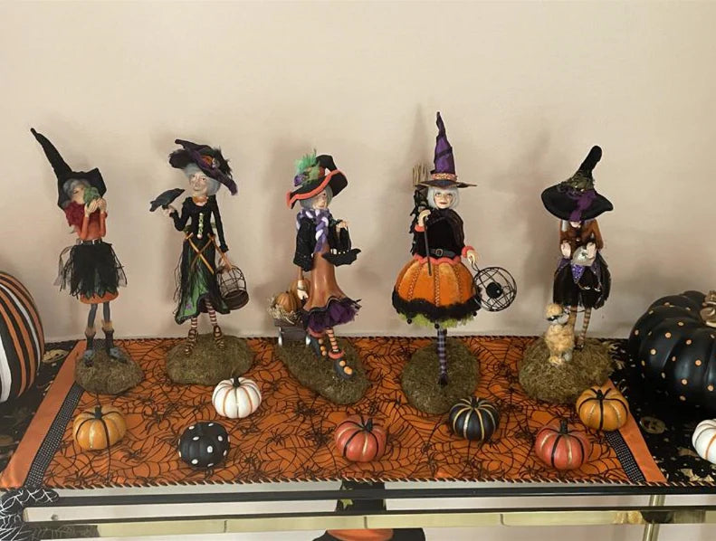 Bewitching Figure, Collectible Tabletop Witch Figurine in 5 unique designs - Daphne, Agnes, Belinda, Clarice, and Tilly