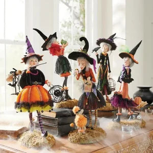 Bewitching Figure, Collectible Tabletop Witch Figurine in 5 unique designs - Daphne, Agnes, Belinda, Clarice, and Tilly