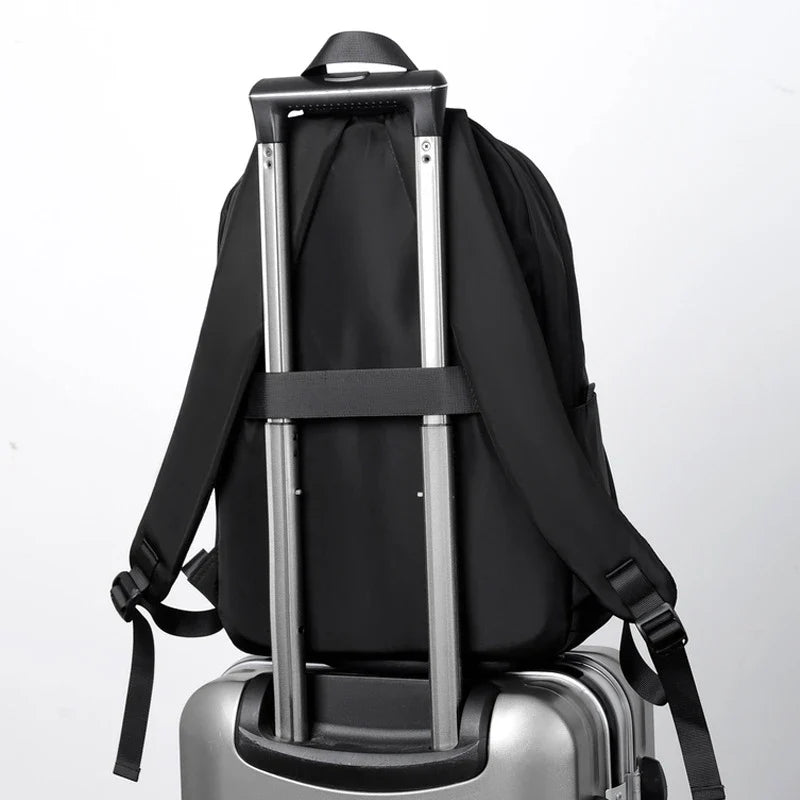 A durable, stylish travel backpack with ample storage space and comfortable padded straps