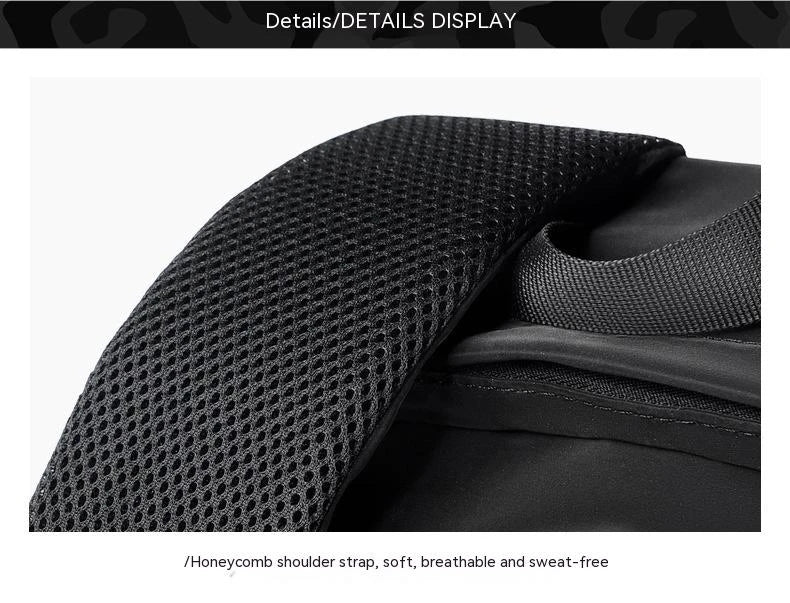 A durable, stylish travel backpack with ample storage space and comfortable padded straps