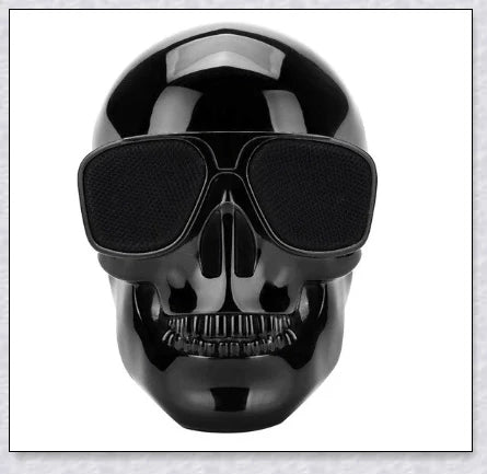 Skull Wireless Bluetooth Speaker with high-definition sound, compact and portable design, and long-lasting battery life