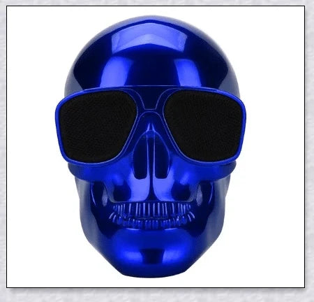 Skull Wireless Bluetooth Speaker with high-definition sound, compact and portable design, and long-lasting battery life