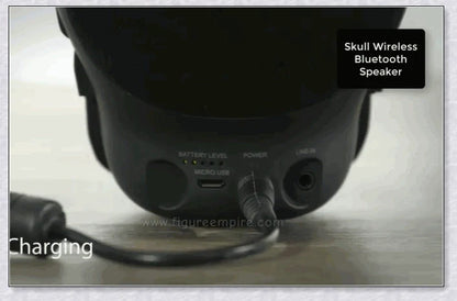 Skull Wireless Bluetooth Speaker with high-definition sound, compact and portable design, and long-lasting battery life
