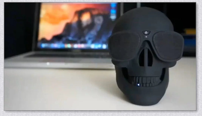 Hhomeenjoy Skull Wireless Bluetooth Speaker