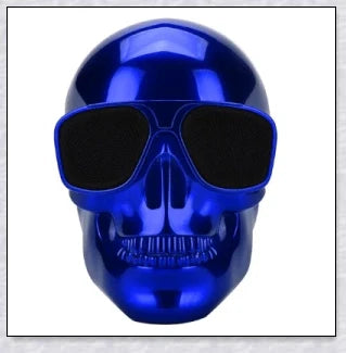 Skull Wireless Bluetooth Speaker with high-definition sound, compact and portable design, and long-lasting battery life