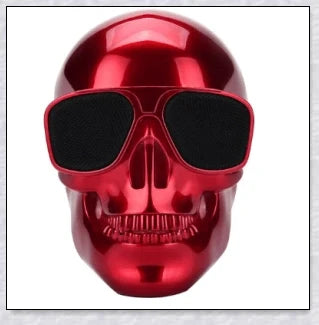 Skull Wireless Bluetooth Speaker with high-definition sound, compact and portable design, and long-lasting battery life