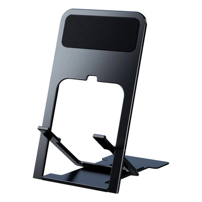 Stylish and adjustable desktop phone stand for hands-free viewing and multitasking