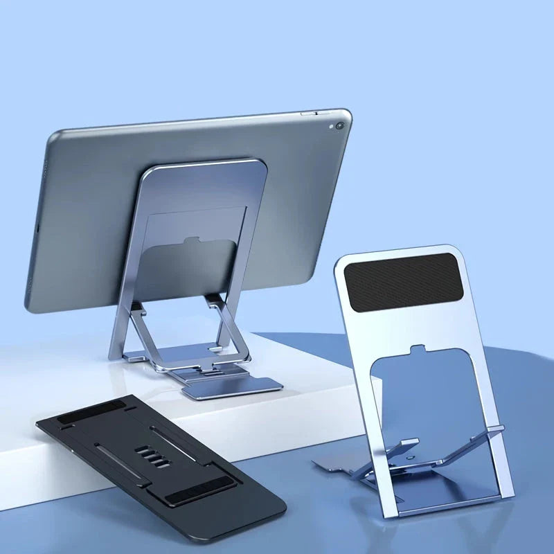 Stylish and adjustable desktop phone stand for hands-free viewing and multitasking