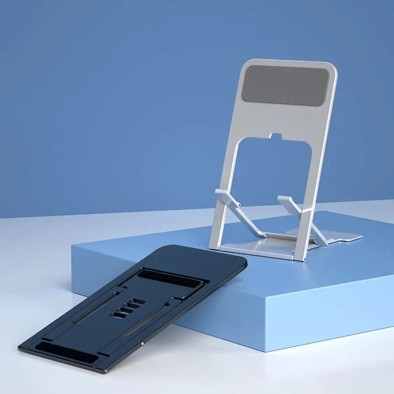 Stylish and adjustable desktop phone stand for hands-free viewing and multitasking