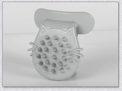 Premium Tongue Cat Brush made of soft, flexible silicone for natural bonding between cats and their owners