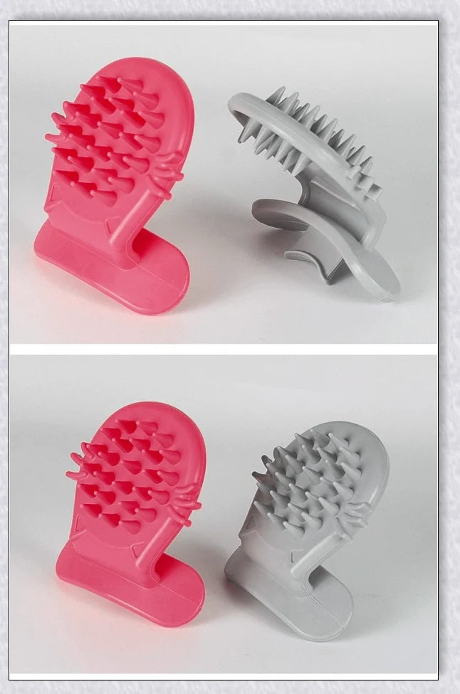 Premium Tongue Cat Brush made of soft, flexible silicone for natural bonding between cats and their owners