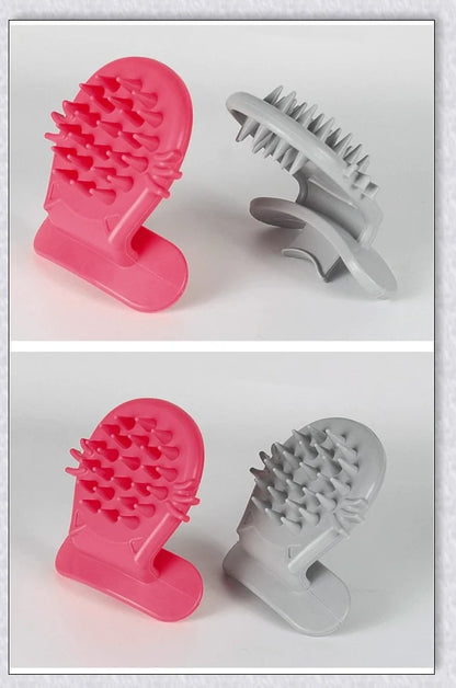 Premium Tongue Cat Brush made of soft, flexible silicone for natural bonding between cats and their owners