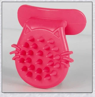 Premium Tongue Cat Brush made of soft, flexible silicone for natural bonding between cats and their owners