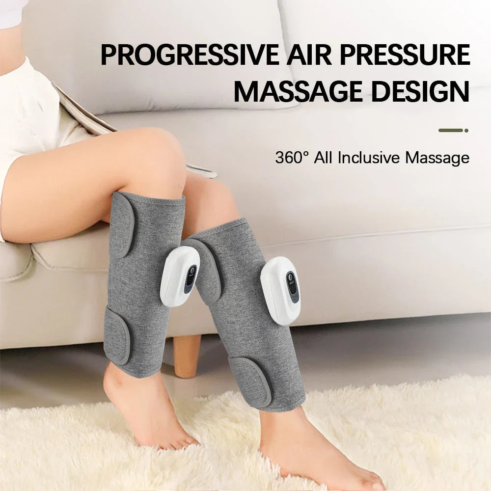 360° Pressotherapy Air Compression Leg, Arm, and Calf Massager for Muscle Relaxation and Recovery