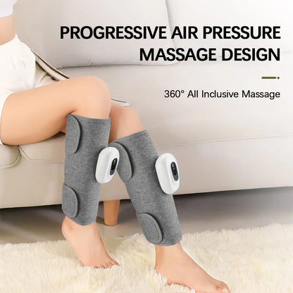 360° Pressotherapy Air Compression Leg, Arm, and Calf Massager for Muscle Relaxation and Recovery