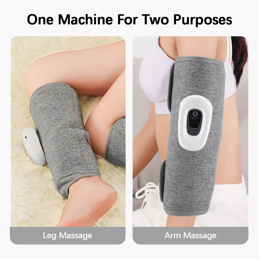 360° Pressotherapy Air Compression Leg, Arm, and Calf Massager for Muscle Relaxation and Recovery