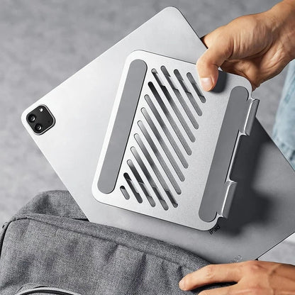 Adjustable aluminum tablet stand with multi-angle adjustment and sturdy, stable construction