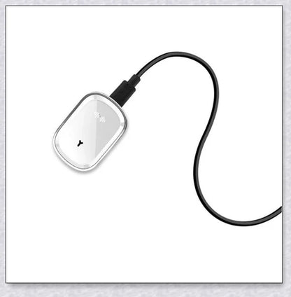 Ultrasonic mosquito repellent bracelet in black, white, and pink colors with a sleek, modern design