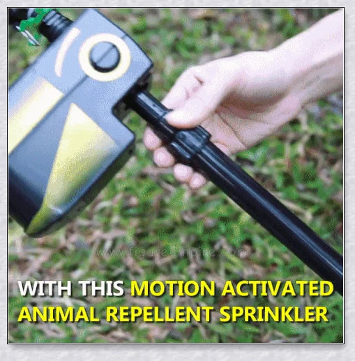 Spraycrow Motion Activated Garden Sprinkler - Harmless and Effective Pest Control for Your Yard