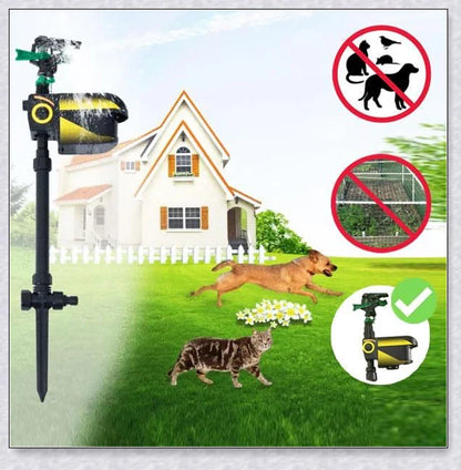 Spraycrow Motion Activated Garden Sprinkler - Harmless and Effective Pest Control for Your Yard