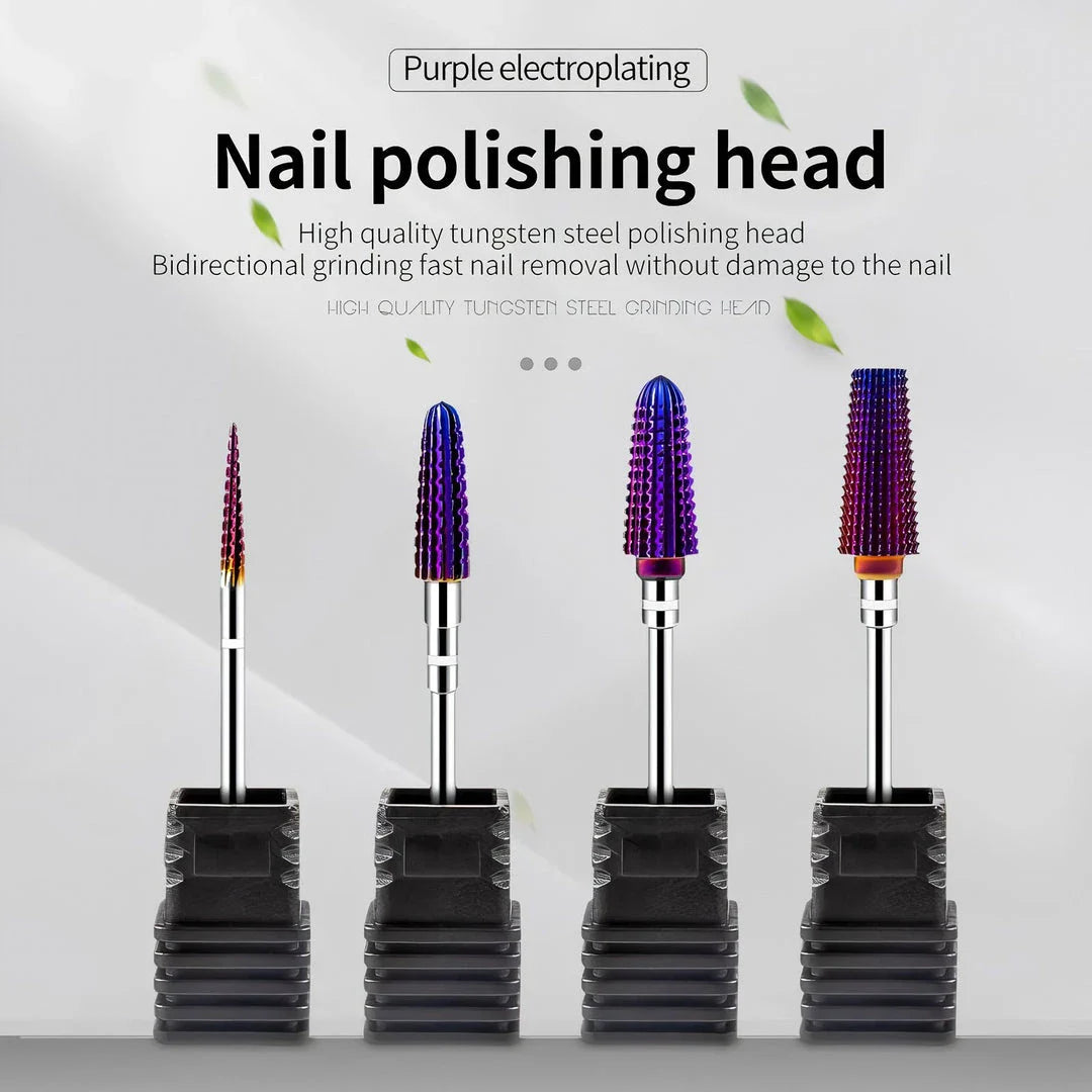 High precision tungsten steel nail drill bit for salon-quality manicures at home