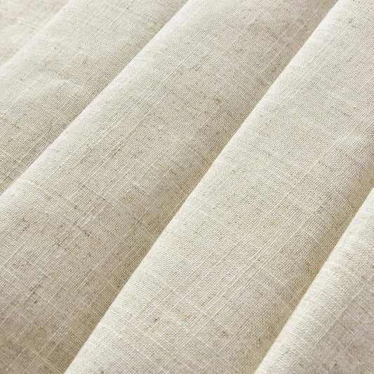 Elegant Linen Button Shower Curtain with Charming Grey Stripe Design and Waterproof Lower Part