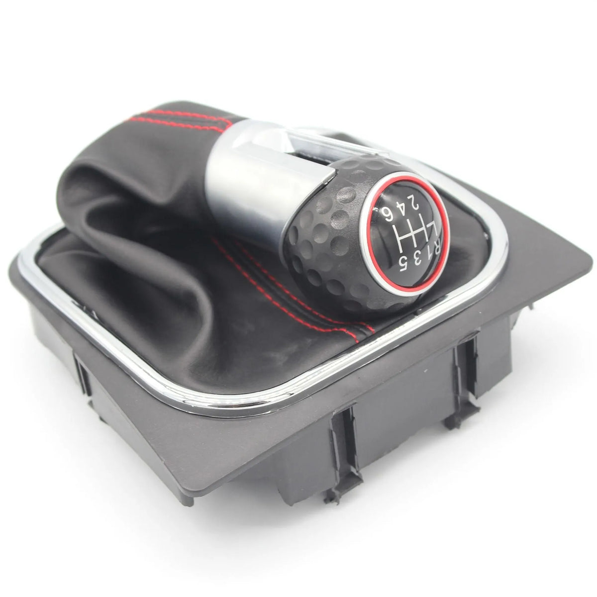 Volkswagen Golf manual gear lever dust boot with leather construction and 12mm installation hole