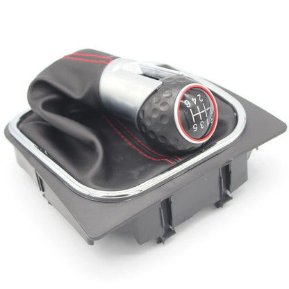 Volkswagen Golf manual gear lever dust boot with leather construction and 12mm installation hole