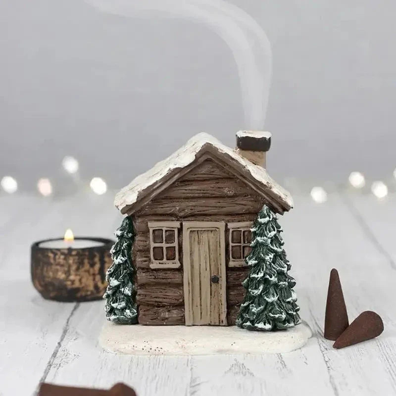 Rustic cabin-style incense burner for creating a cozy, inviting atmosphere in your home