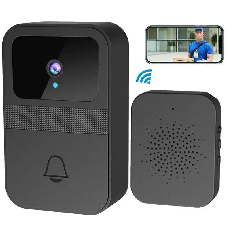Intelligent visual doorbell with remote monitoring capabilities and three snapshot machines