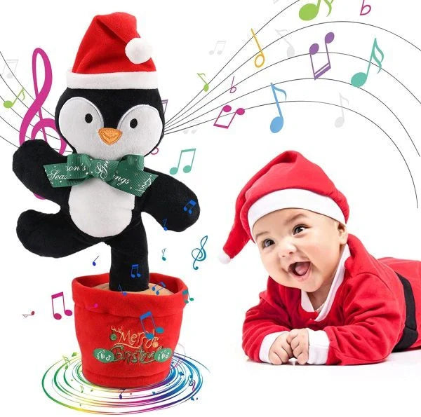 Dancing Christmas Tree Electronic Plush Toy with singing and recording features
