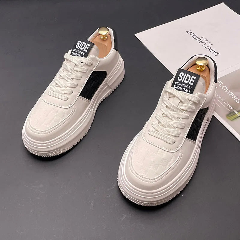 Unisex leisure shoes with cloth upper and rubber foam sole in white-green colour, sizes 38-43