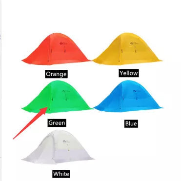 MU Gaodi Double Qingqi 2 Outdoor Camping Tent in various colors with waterproof feature