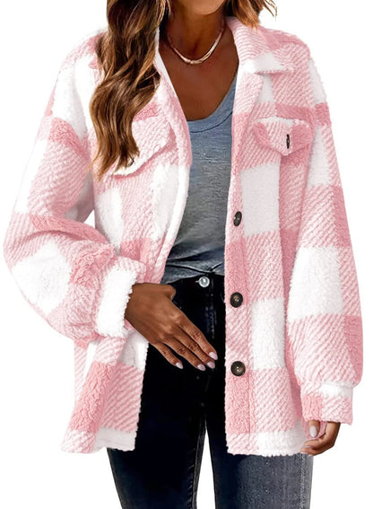 Soft Lamb Fleece Jacket available in multiple colors for men and women