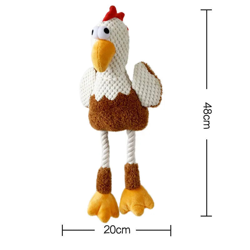 White chew-resistant interactive toy for dogs and cats to relieve boredom