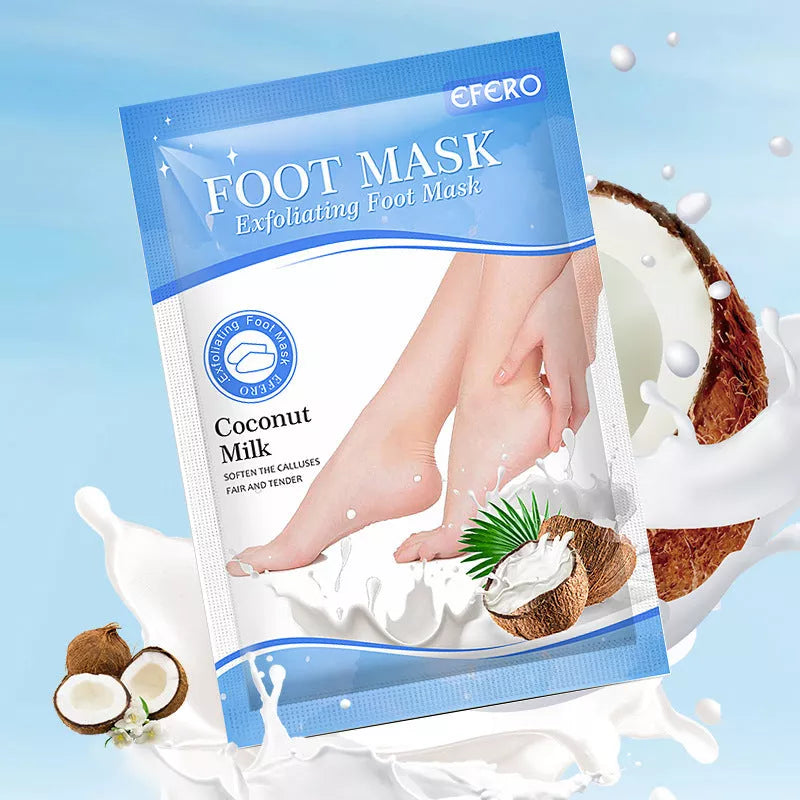 Exfoliating foot mask socks for dead skin removal and heel whitening, 2024 model