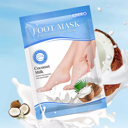 Exfoliating foot mask socks for dead skin removal and heel whitening, 2024 model