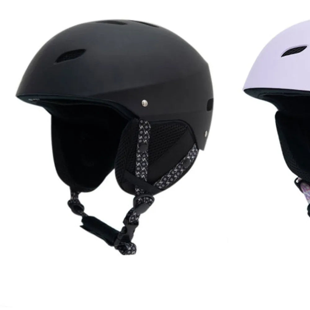Men's ski helmet with EPS foam and ABS shell construction in various colour designs
