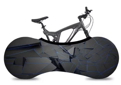 Customizable bicycle tyre cover with super elasticity for durable tyre protection