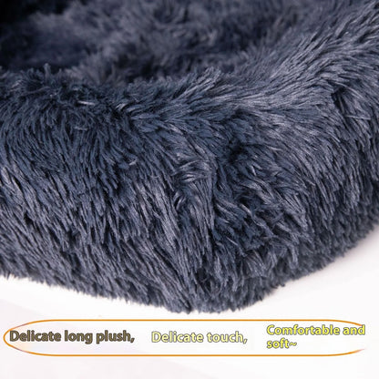 Winter thicken thermal vehicle pet mat with 50cm high sides on car seat