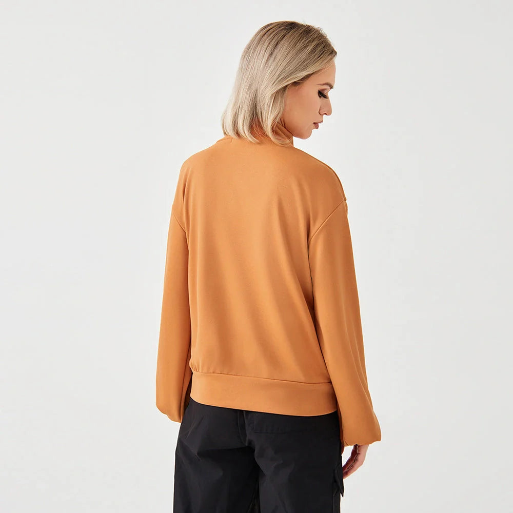 Ultra-soft women's fleece sweatshirt in various colors for stylish comfort