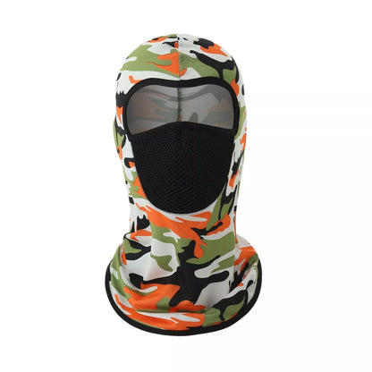 Printed Breathable Headgear Mask in various colors for windproof and sunscreen protection