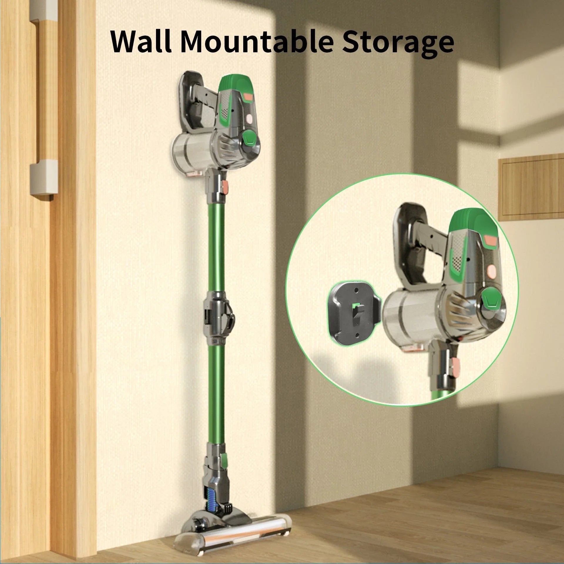 Powerful cordless vacuum cleaner with flexible hose for versatile cleaning in home, vehicle, and mattress