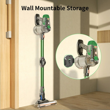 Powerful cordless vacuum cleaner with flexible hose for versatile cleaning in home, vehicle, and mattress