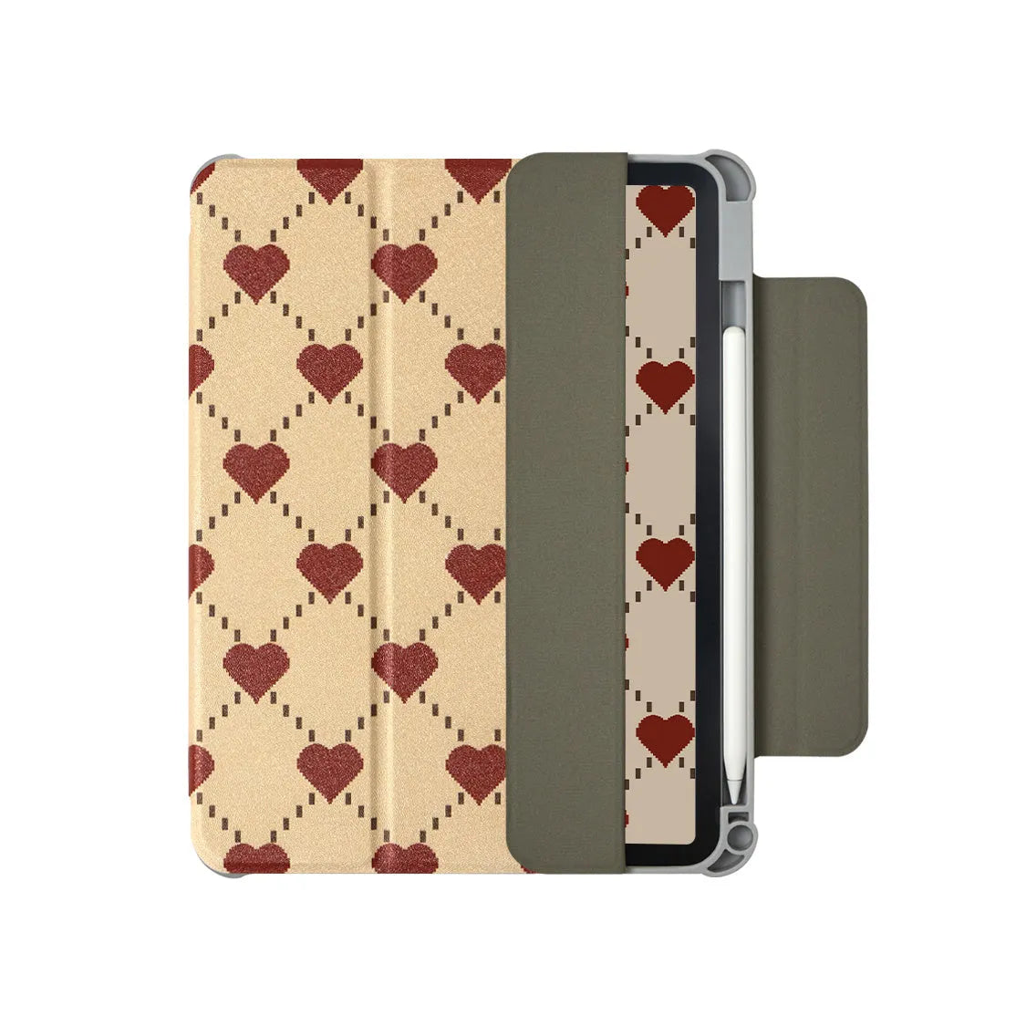 Magnetic double-sided clip protective shell for 10.9-inch iPad Air4 and Air5 tablets with polyurethane construction