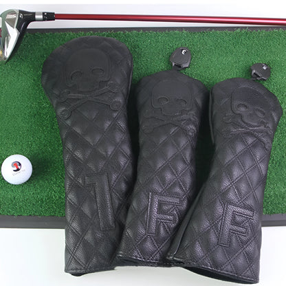 Black and white golf waterproof wooden pole protective cover for sports equipment