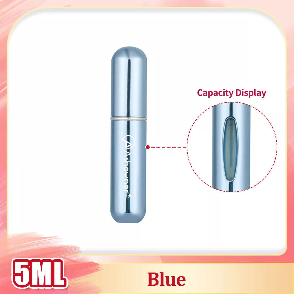 Mini Portable Perfume Bottle Spray in various colors and sizes for on-the-go fragrance
