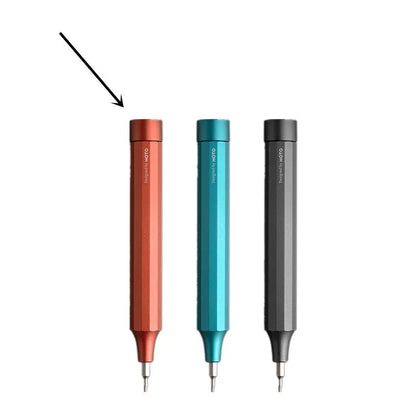 24-in-1 precision repair screwdriver set with magnetic bit storage in aluminium alloy body