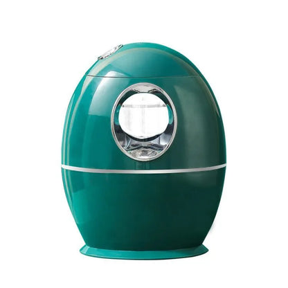 Round white USB aromatherapy humidifier with 800ml tank capacity and 36dB quiet operation