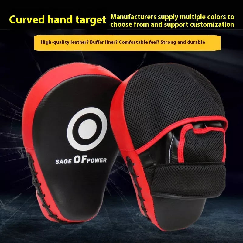 Martial arts training kick pad with PU leather and EVA sponge filling